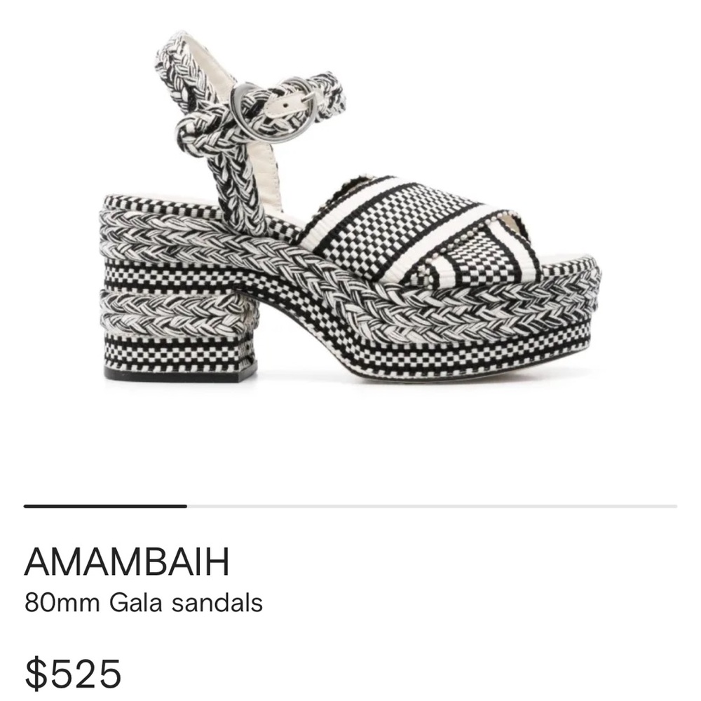 NWT AMAMBAIH Gala Heels